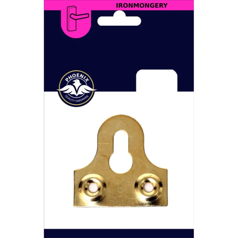 1 1/4" Slotted Brass Glass Plate Mounts – 4-Pack 1