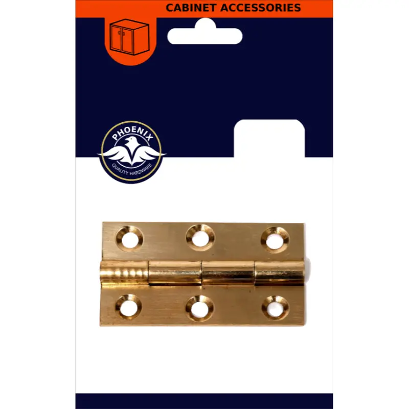 1-Inch Brass Butt Hinges – 2-Pack 1