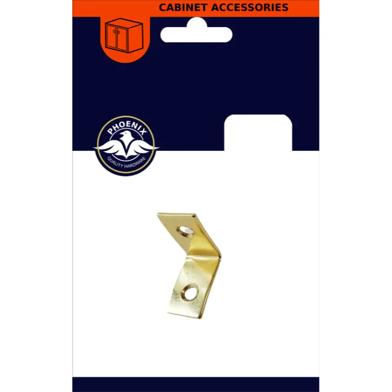 1-Inch Solid Brass Corner Brace – 4-Pack Decorative Reinforcement 1