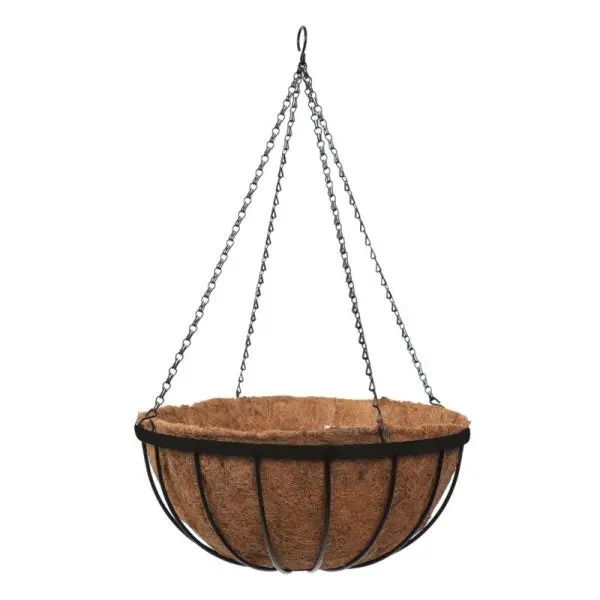 12-Inch Saxon Woven Hanging Planter Basket 1
