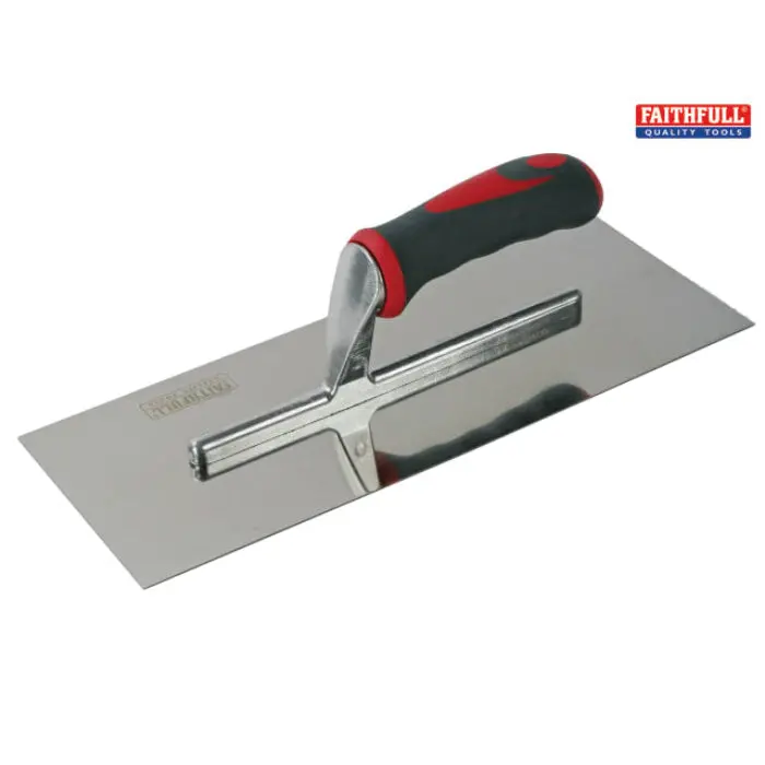 13" X 5" Stainless Steel Finishing Trowel For Smooth Wall And Ceiling Surfaces 1