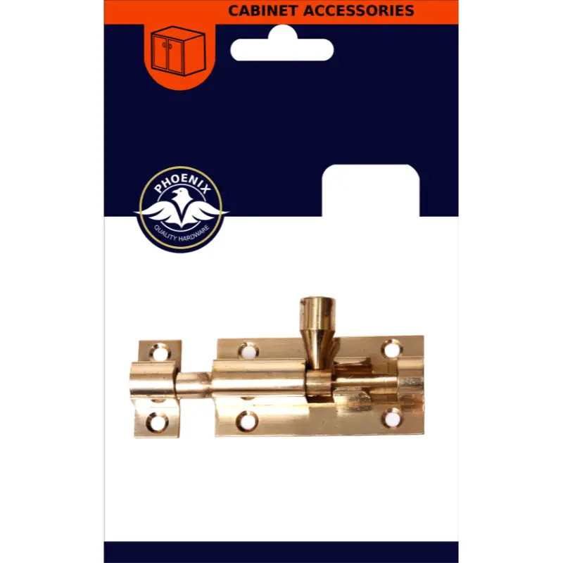 2.5-Inch Brass Barrel Door Bolt – Precision-Fit Security Bolt 1