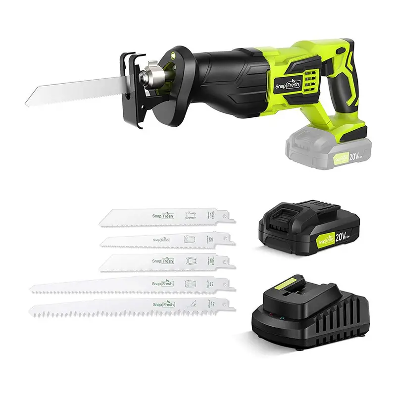 20V Cordless Reciprocating Saw Kit – 2.0Ah Battery & Charger 1