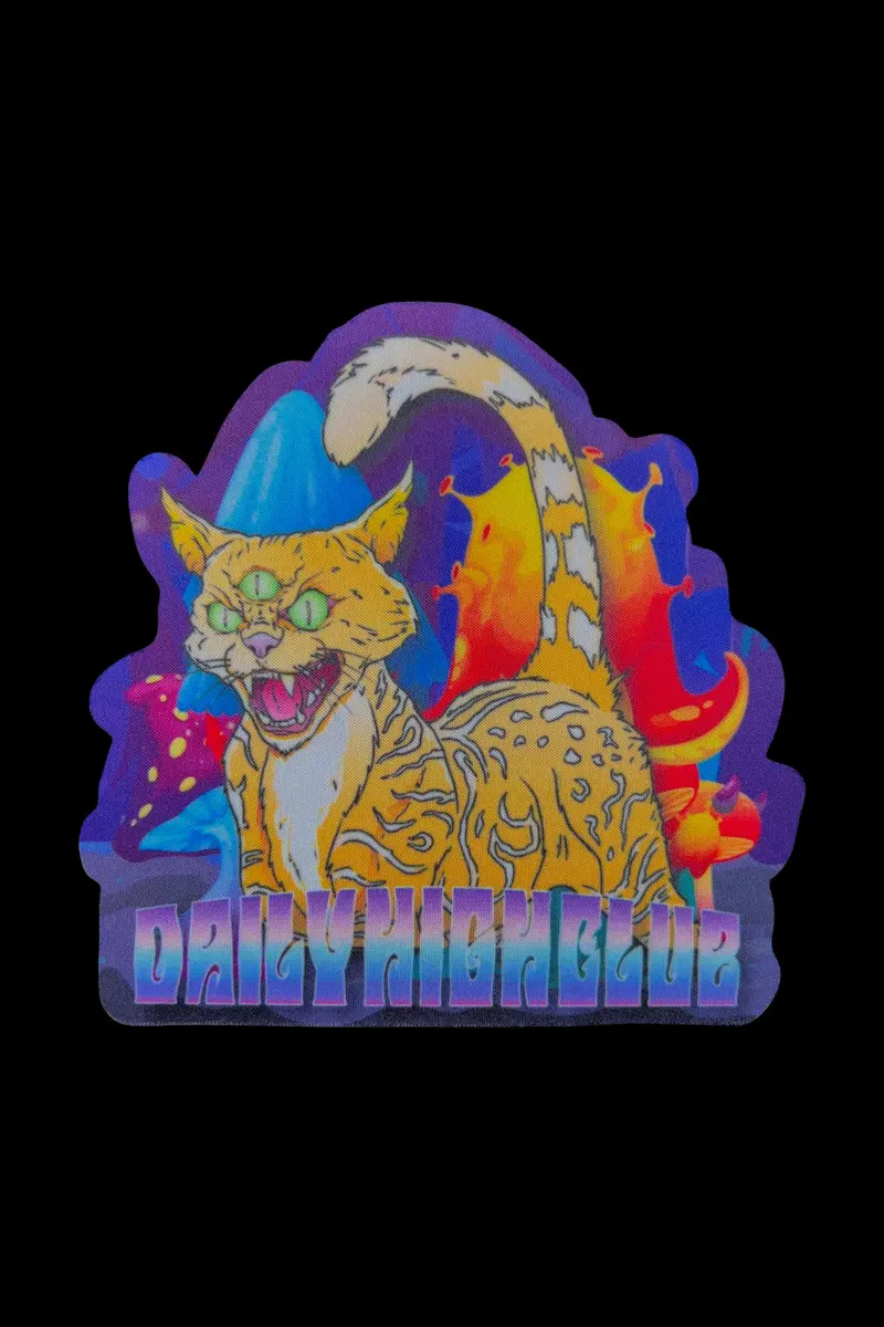 3-Eyed Cat Dab Mat By Daily High Club 1