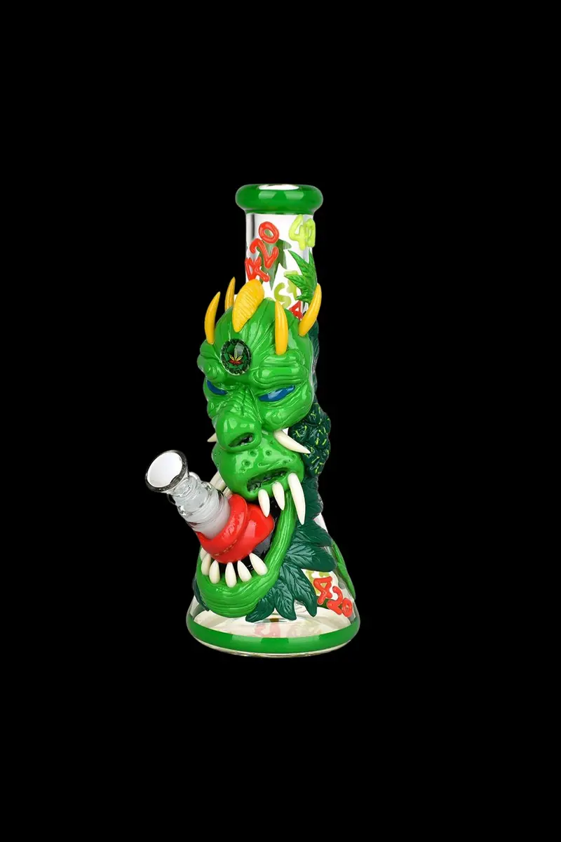 420 Dragon Glow-In-The-Dark Beaker Bong 1
