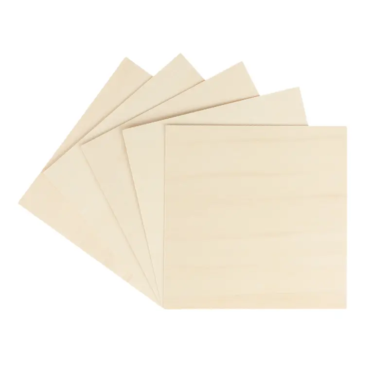 5-Pack 1.5Mm Basswood Sheets – Laser-Cuttable Plywood 1