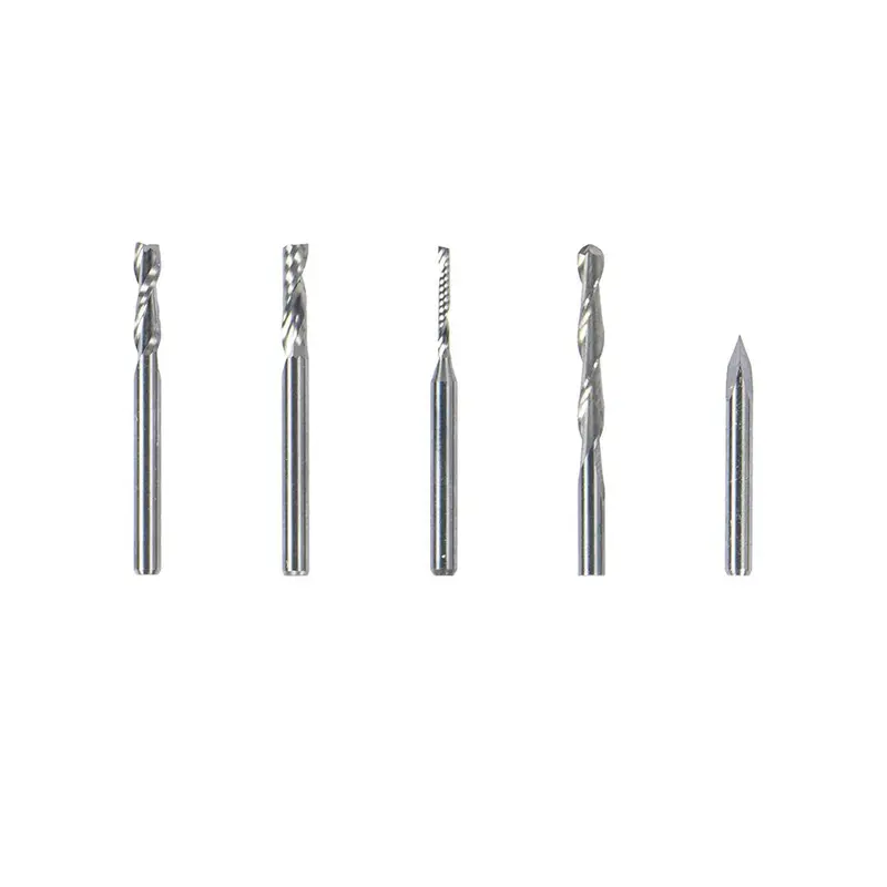5-Piece Cnc Bit Set – Router Bits For Wood & Soft Materials 1