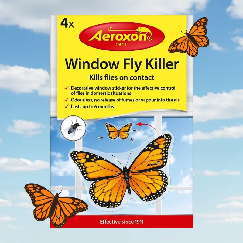 Aeroxon Fly Trap Stickers For Windows 1