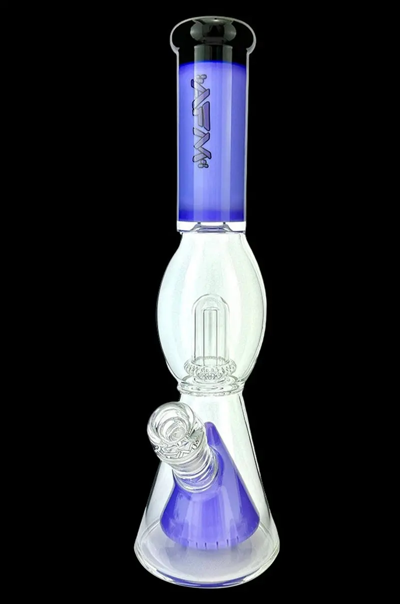 Afm Glass Colored Ufo Pyramid Beaker Bong 1