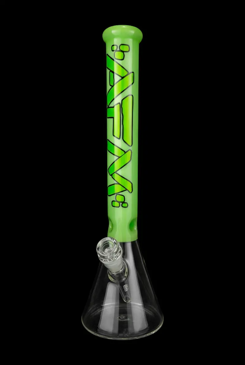 Afm Glass Extraterrestrial-Themed Colored Glass Beaker Bong 1