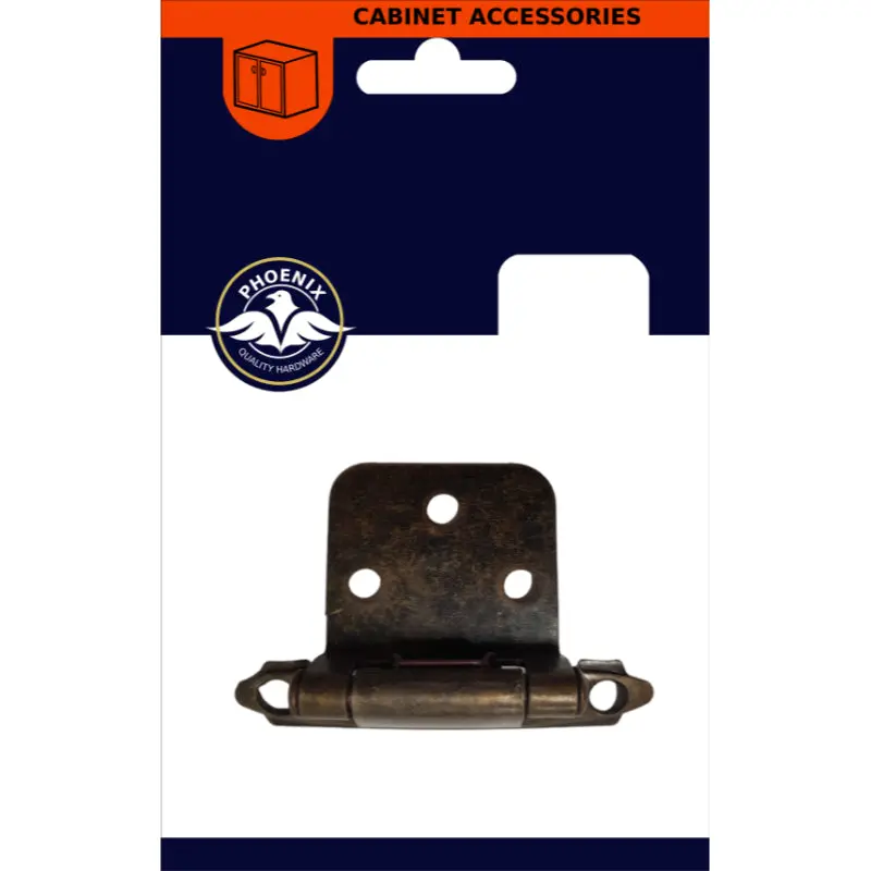 Antique Bronze Self-Closing Cabinet Door Hinge – Damped Action 1