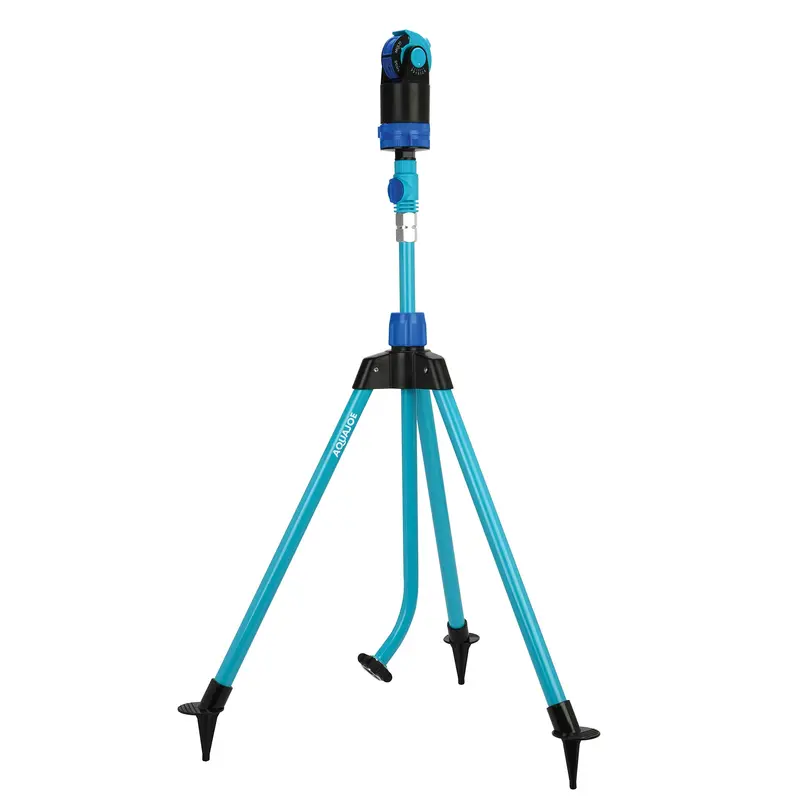 Aqua Joe Aj-6Pstb-Max Heavy-Duty Sprinkler & Mister – Refurbished (6 Spray Patterns, Metal Tripod Base, 4,100 Sq. Ft. Coverage) 1
