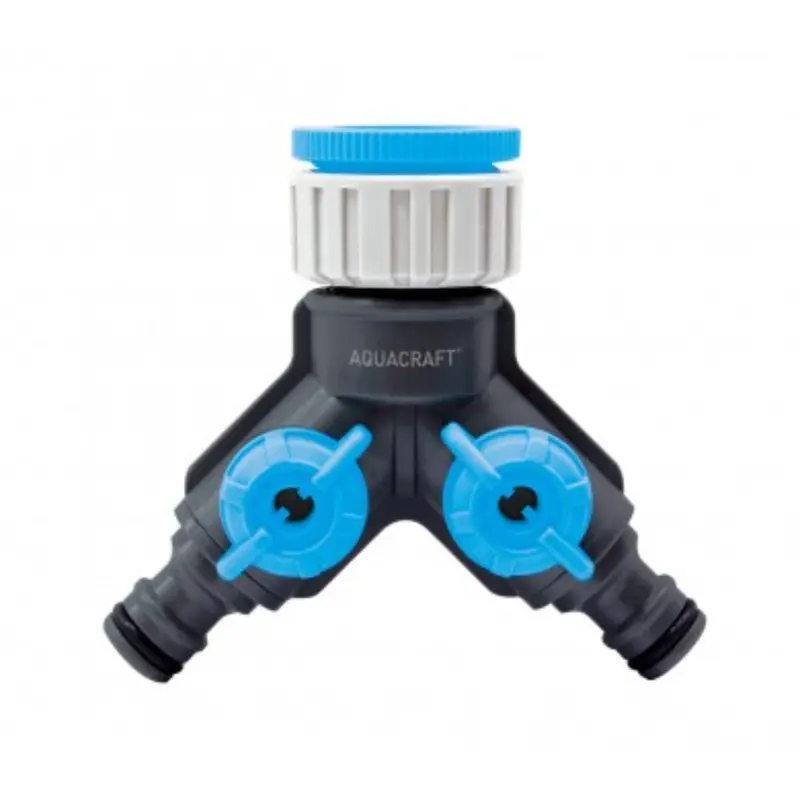 Aquacraft Dual-Outlet Tap Connector For Simultaneous Water Access 1