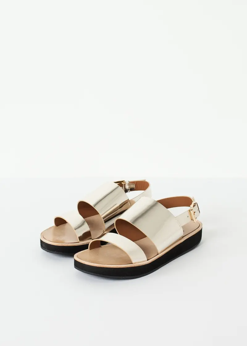 Aqualina Leather-Wrap Sandal 1