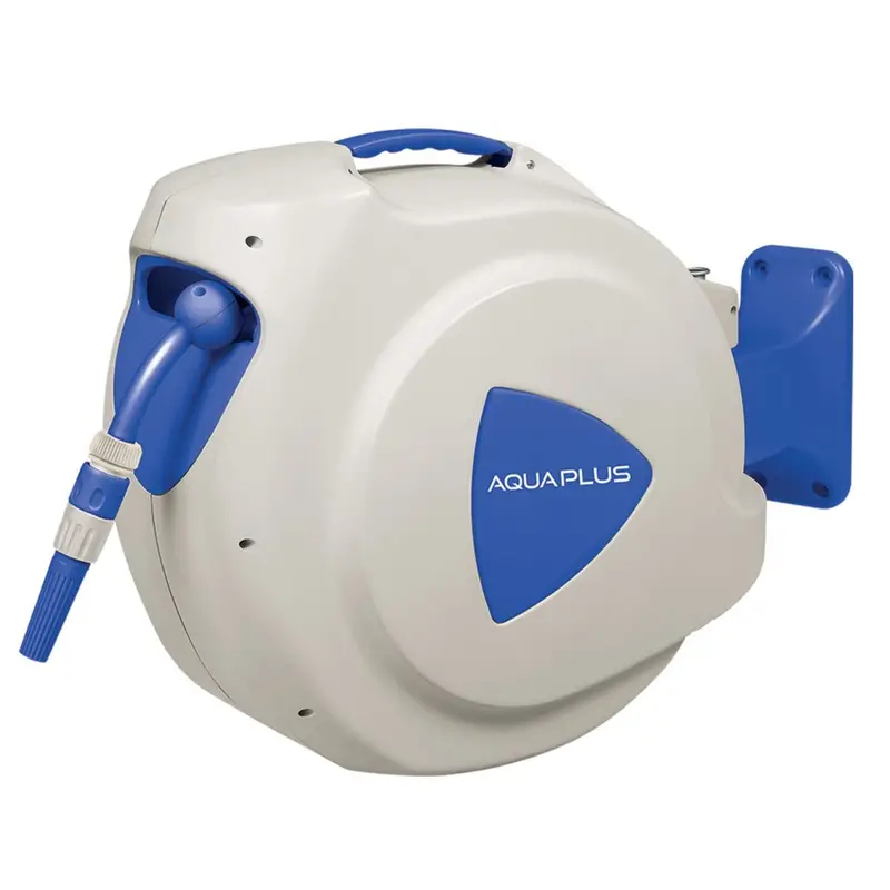Aquaplus 20-Metre Retractable Wall-Mounted Hose Reel 1