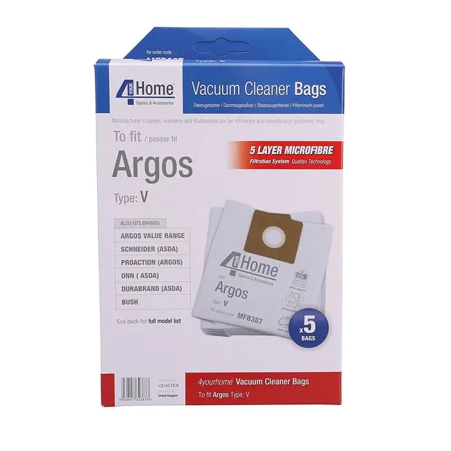 Argos Vacuum Cleaner Bag Refills – Standard Compatibility 1