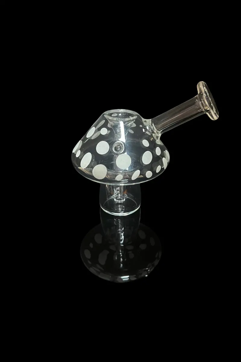 Art Of Smoke Glow-In-The-Dark Mushroom Mini Bubbler 1