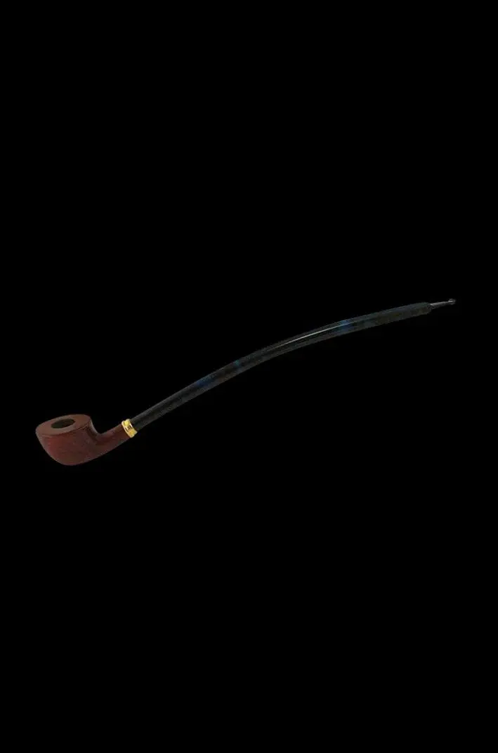 Artisan Cherry Wood Tobacco Pipe – Engraved Pulsar Model 1