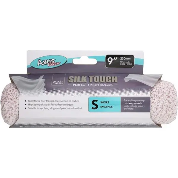 Axus Silk Touch 9-Inch Short-Pile Perfect Finish Roller 1