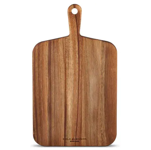 Barkway Acacia Wood Medium Serving Board With Ergonomic Handle 1