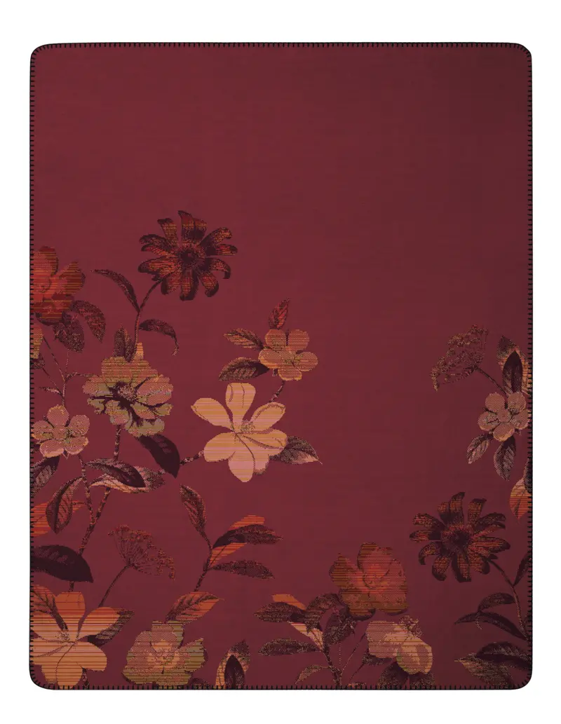 Biederlack Velvet Bloom Wohndecke – Luxe 150 X 200 Cm Soft-Touch Throw 1