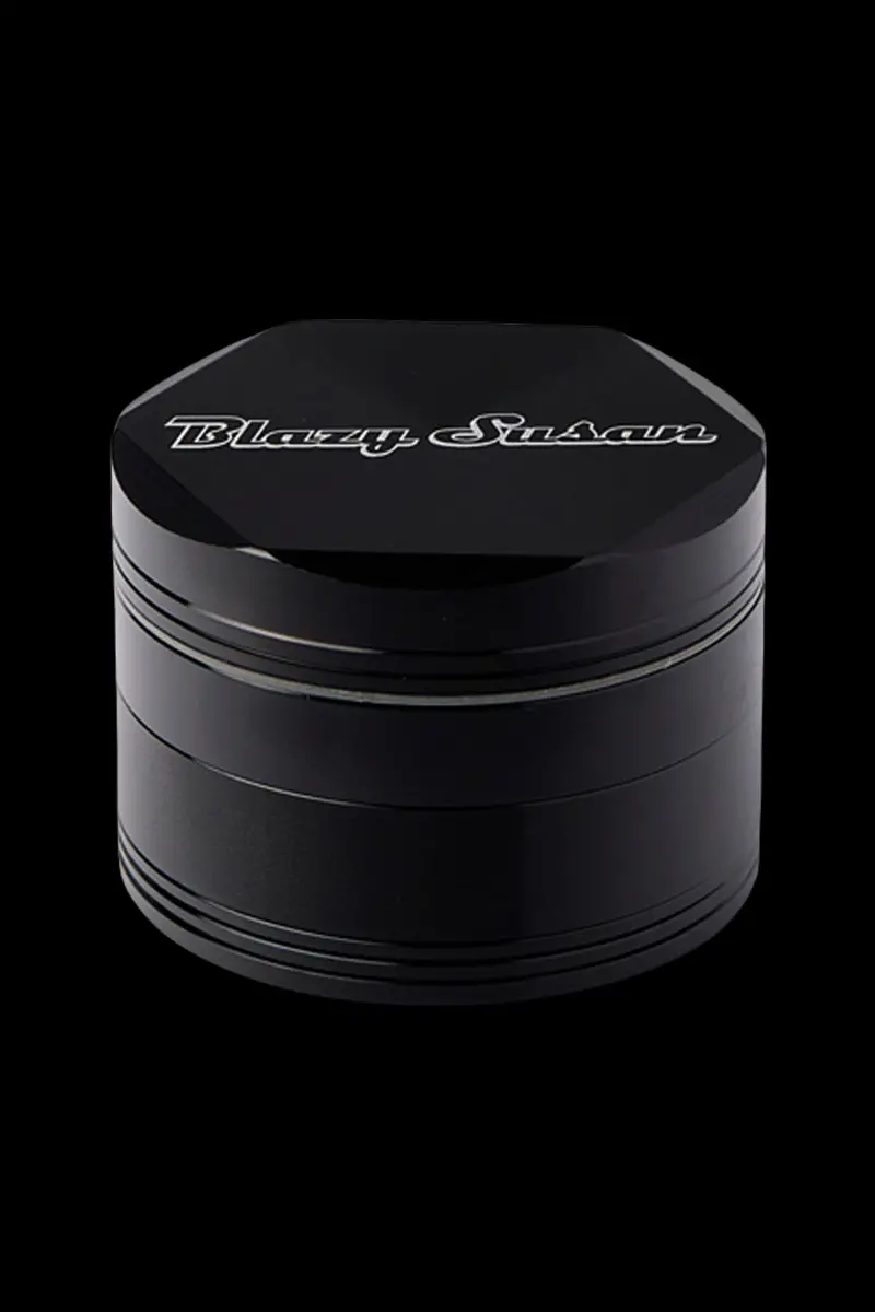 Blazy Susan 4-Piece Aluminum Grinder With Kief Catcher 6