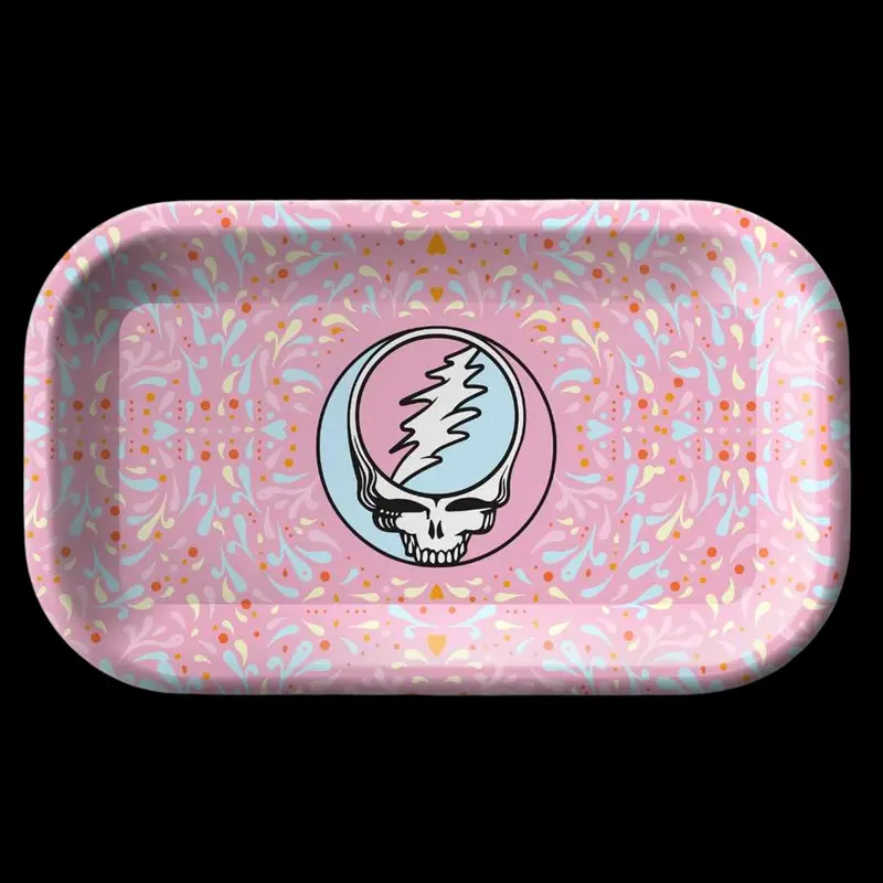 Blazy Susan Grateful Dead Metal Rolling Tray – Medium Size 6