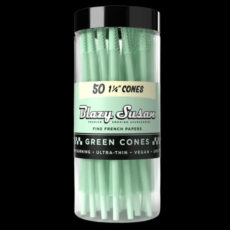 Blazy Susan Green Cone Storage Jar 3