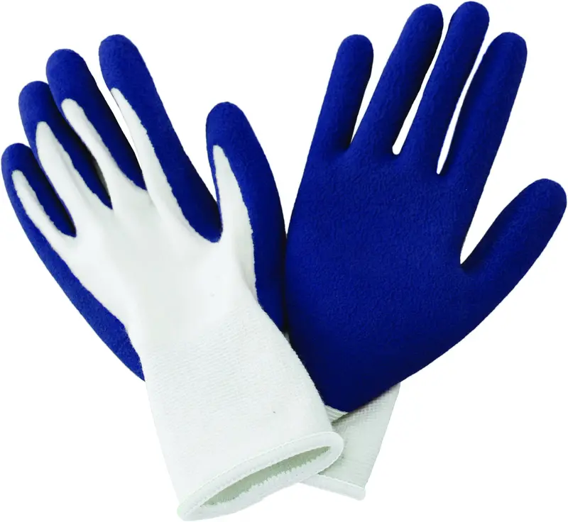 Blue Men'S Natural Bamboo Gardening Gloves 1