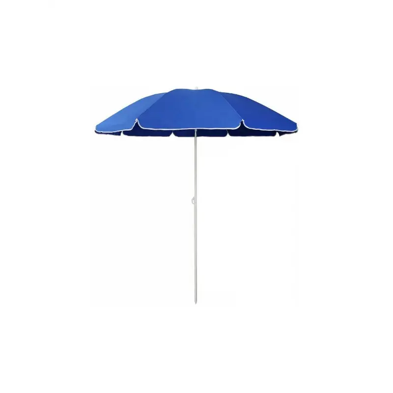 Blue Polyester Beach Umbrella – 1.6M Uv-Resistant Canopy 1