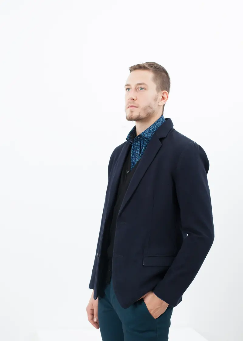 Blue Tailored Sport Jacket 1