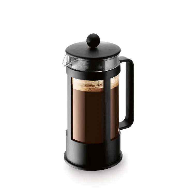 Bodum Kenya French Press – 3-Cup (12 Oz / 0.35 L) Stainless Steel Coffee Maker 1
