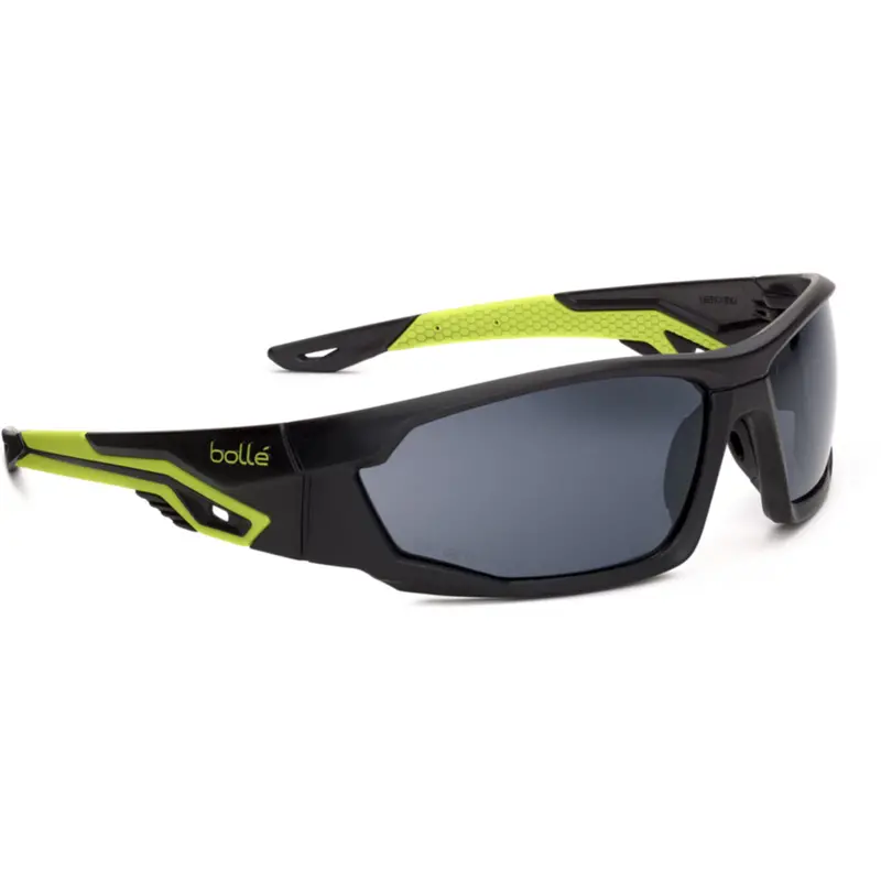 Bolle Mercuro Smoke Safety Glasses – Durable Wraparound Design 1