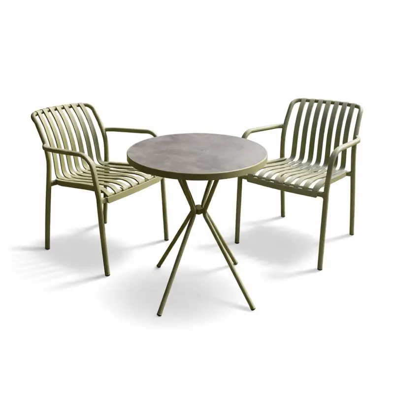 Braga Modern Cafe-Style Bistro Furniture Set 1