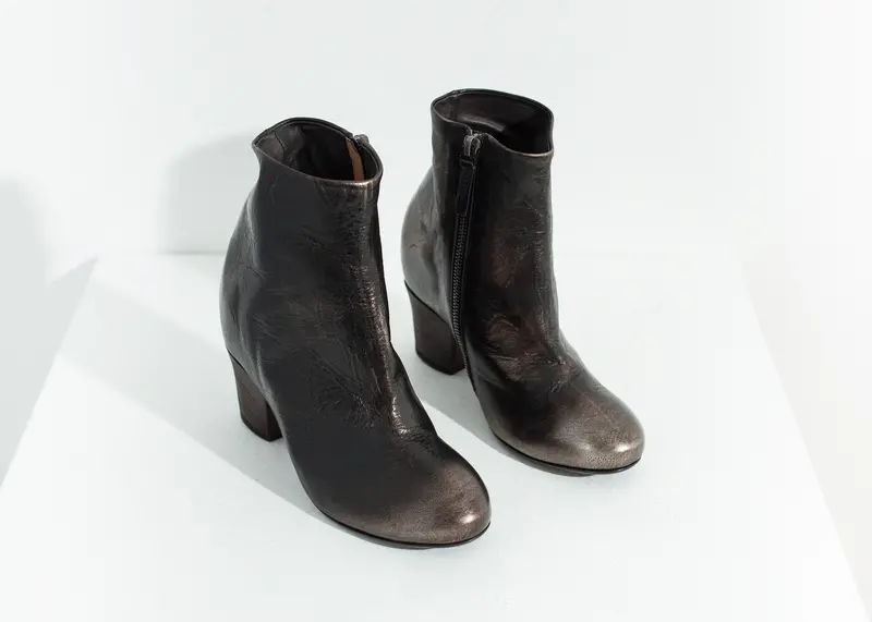 Bronze Scavata Ankle Boots 1
