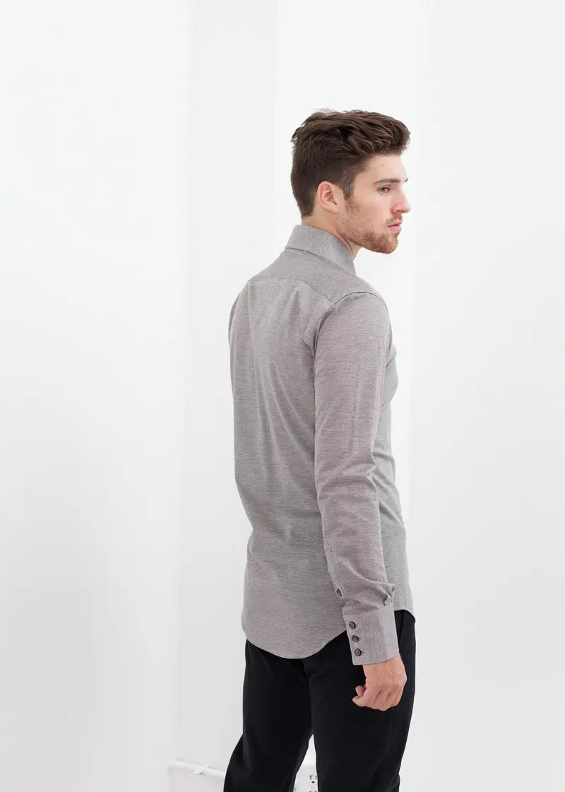 Brown Amand Relaxed Oxford Shirt 1