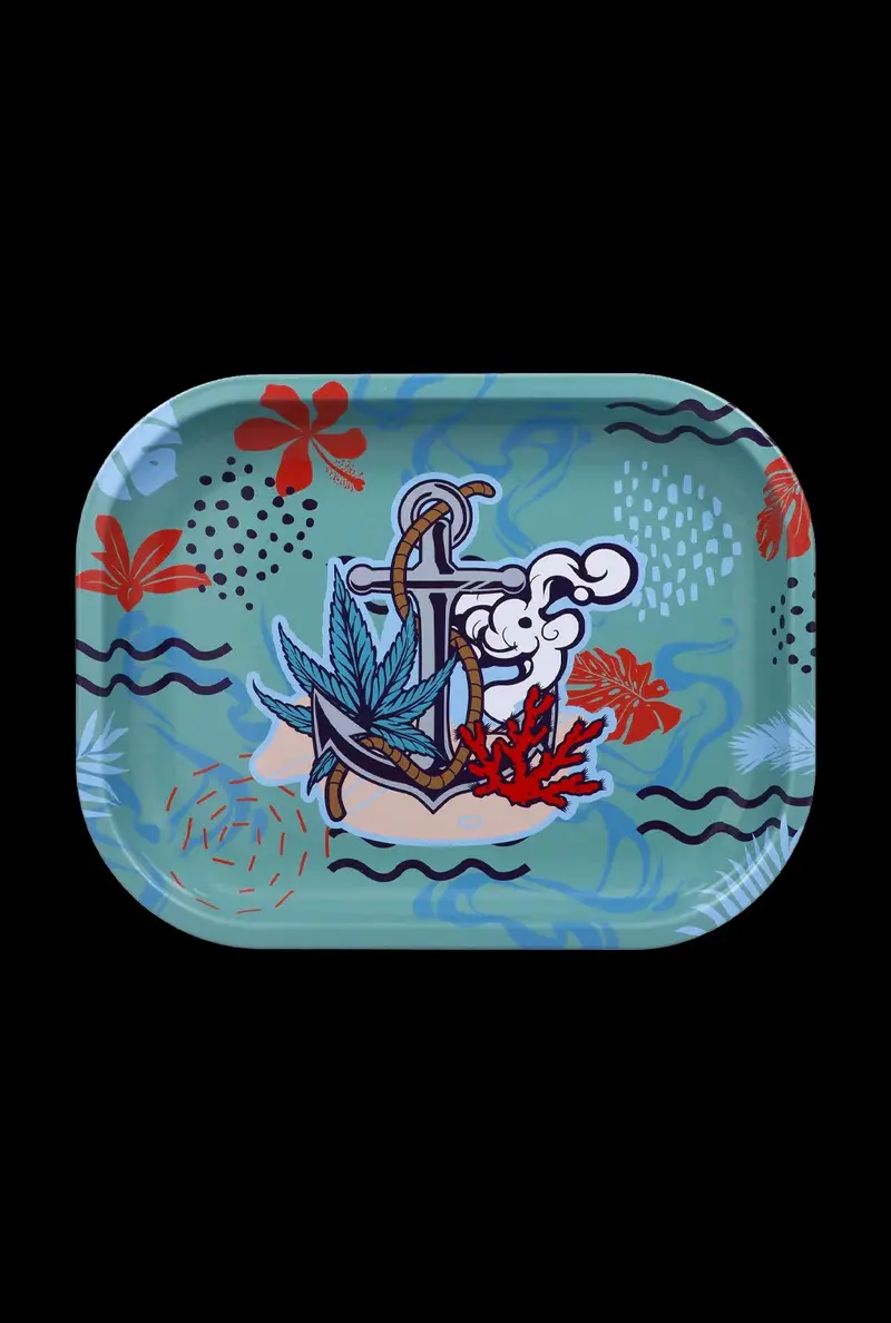 Cabana Cannabis Co. Ahoy Rolling Tray – Small Design 1