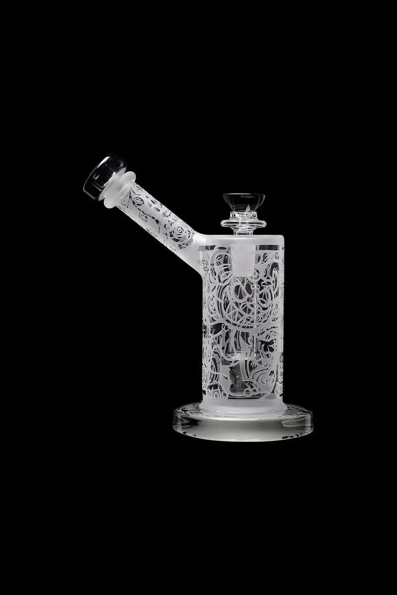 Calibear Sandblasted Seed Of Life Percolator Upright Bubbler 3