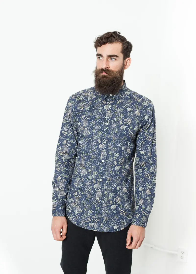 Camicia Celestial Blue Slim-Fit Shirt 1