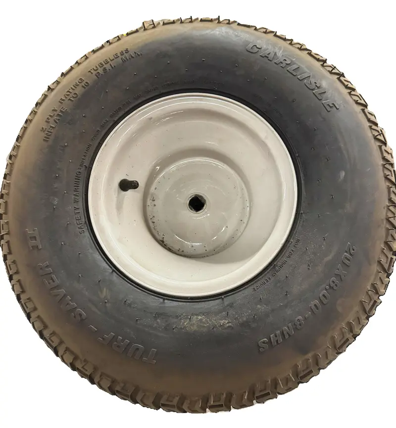 Carlisle Turf Saver Lawn & Garden Tire – 20X8-8 Nhs With Rim, Premium Traction And Durability 1
