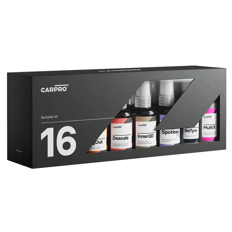 Carpro The 16 Sample Kit – 16 X 50Ml Detailing Products 1