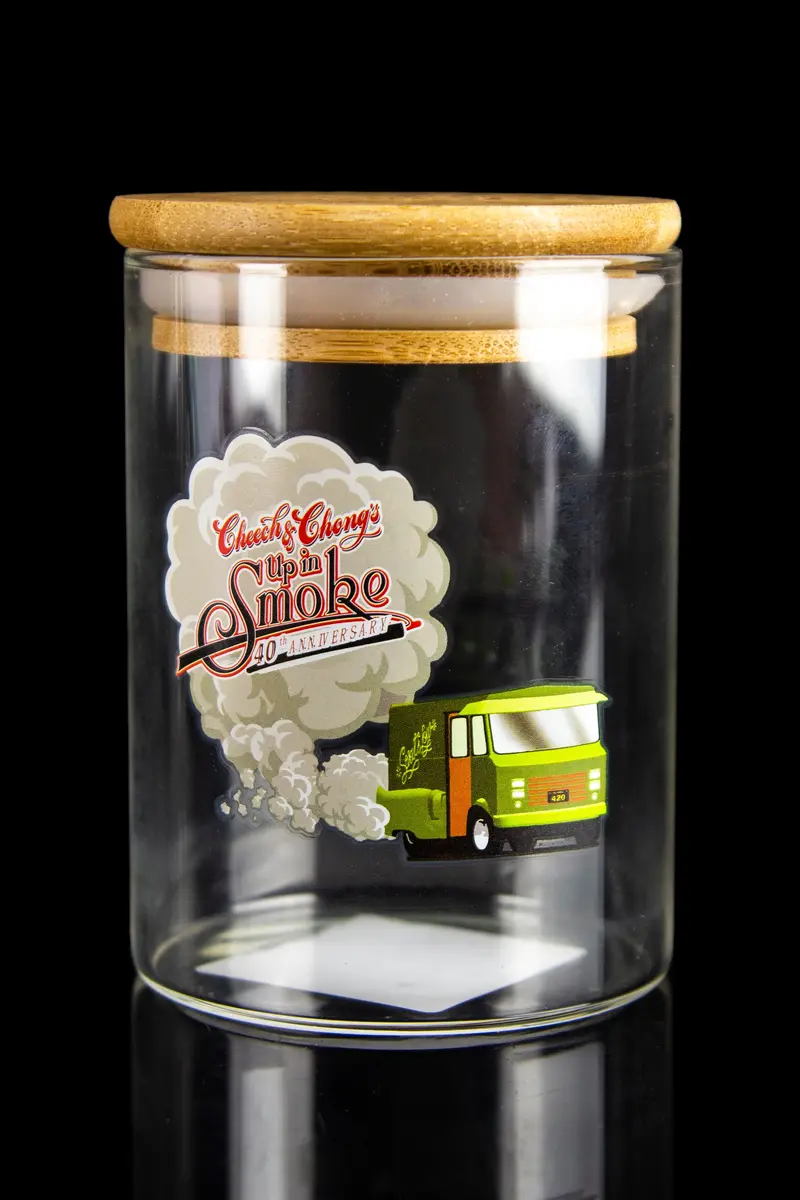 Cheech & Chong Green Van–Shaped Stash Jar – Vintage Comedy Design 1