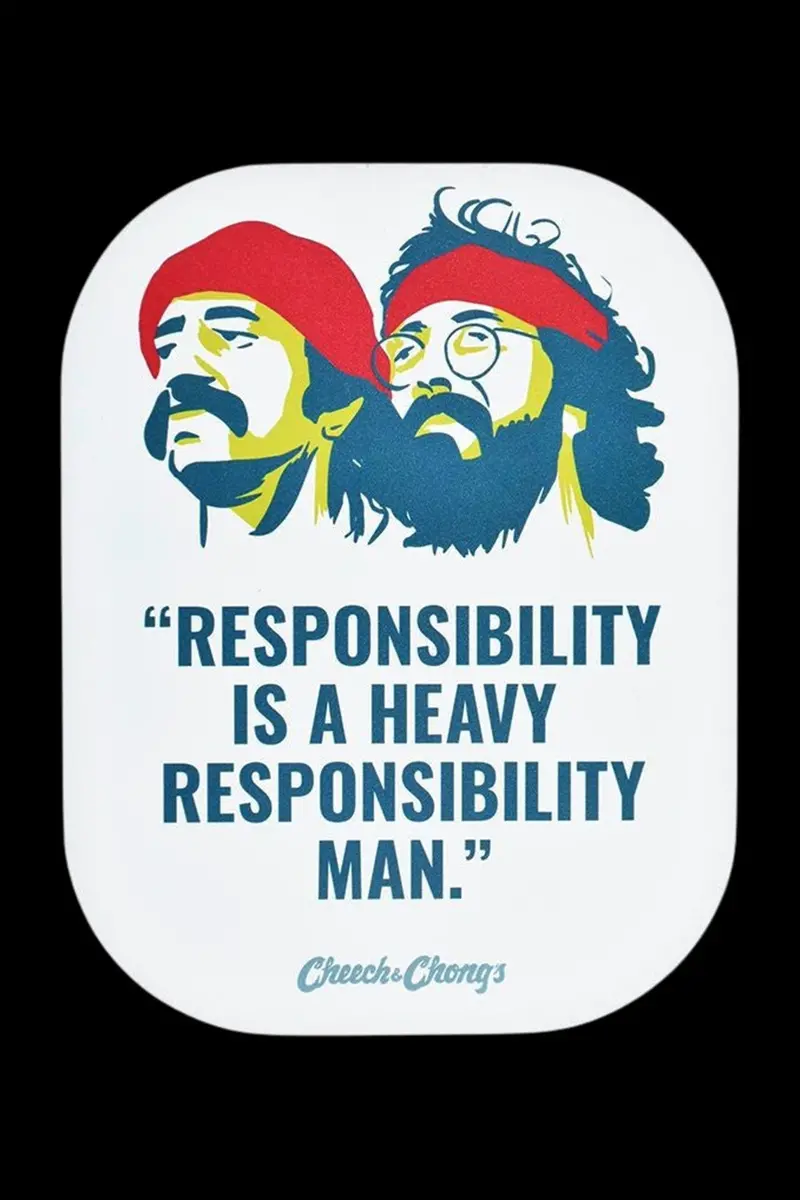 Cheech & Chong X Pulsar Mini Magnetic Tray Lid – Responsibility Edition 1