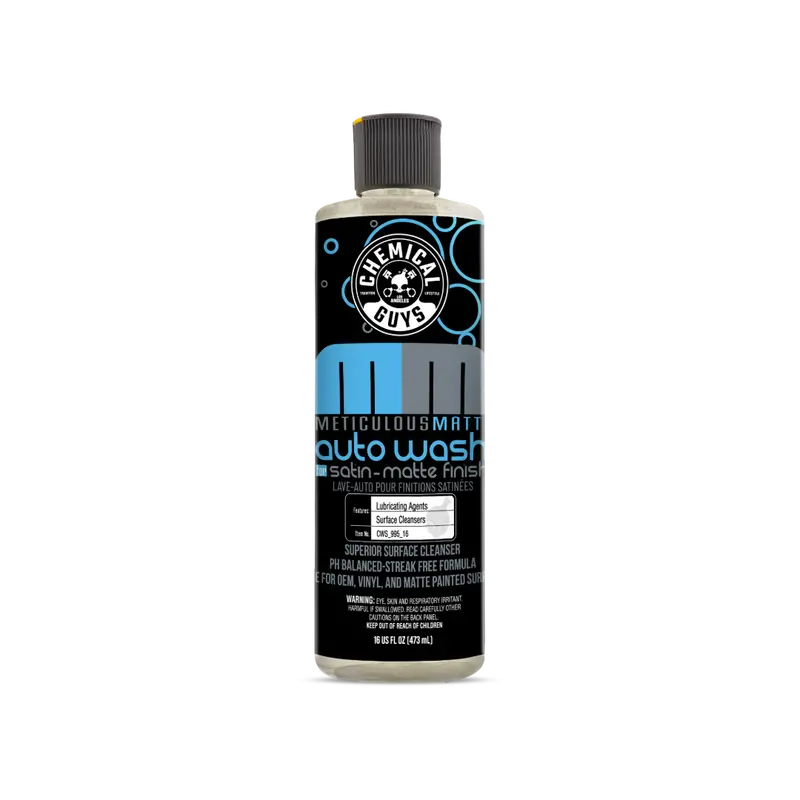Chemical Guys Meticulous Matte Wash For Satin And Matte Paint Finishes (16 Oz) 1