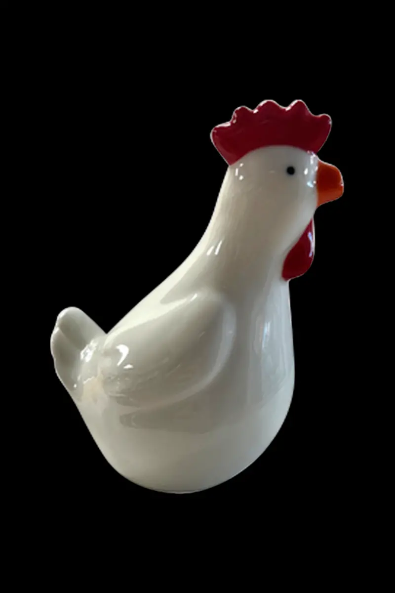 Chicken-Shaped Ceramic Hand Pipe – Art Of Smoke 1