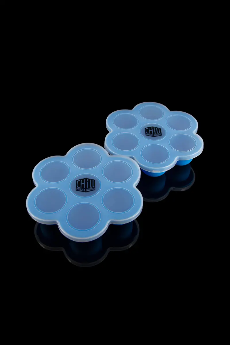 Chill Steel Ice Cube Tray – Dual-Pack For Chill Pipes & Accessories 1