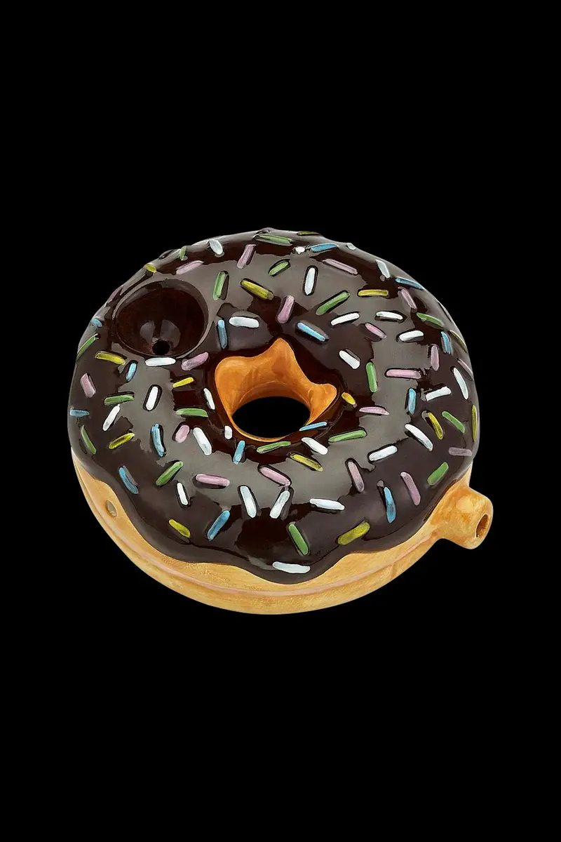Chocolate Donut-Shaped Smoking Pipe – Roast & Toast 1