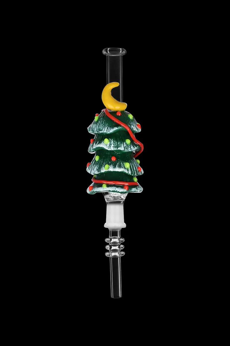 Christmas Tree-Shaped Vapor Vessel With Quartz Tip 1