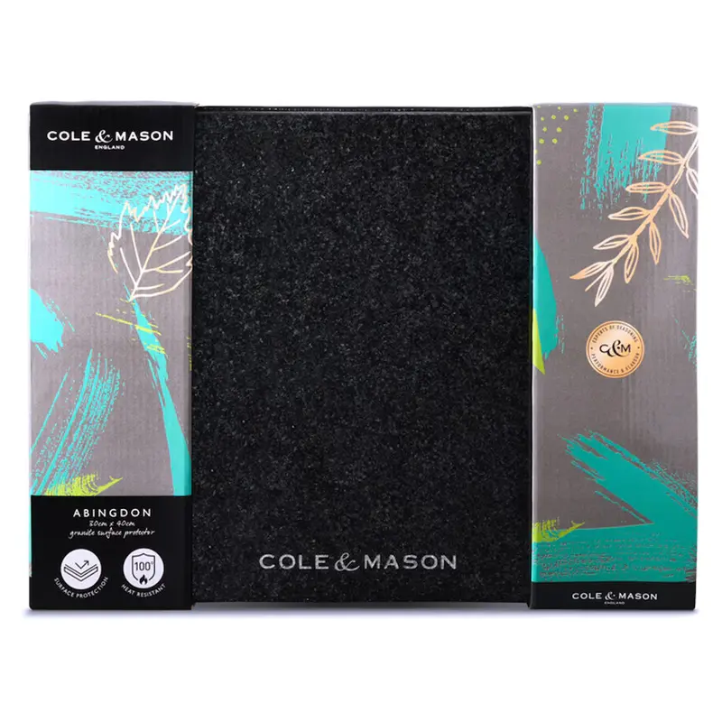 Cole & Mason Granite-Look Worktop Protector Mat – Heat & Scratch Resistant 1