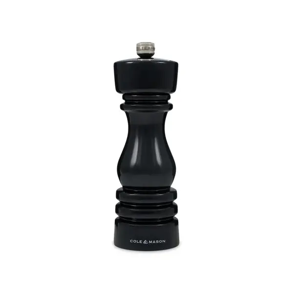 Cole & Mason London Gloss Black Salt Mill 1